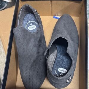 Dr. Scholl's Men's Charcoal Perforated Loafers